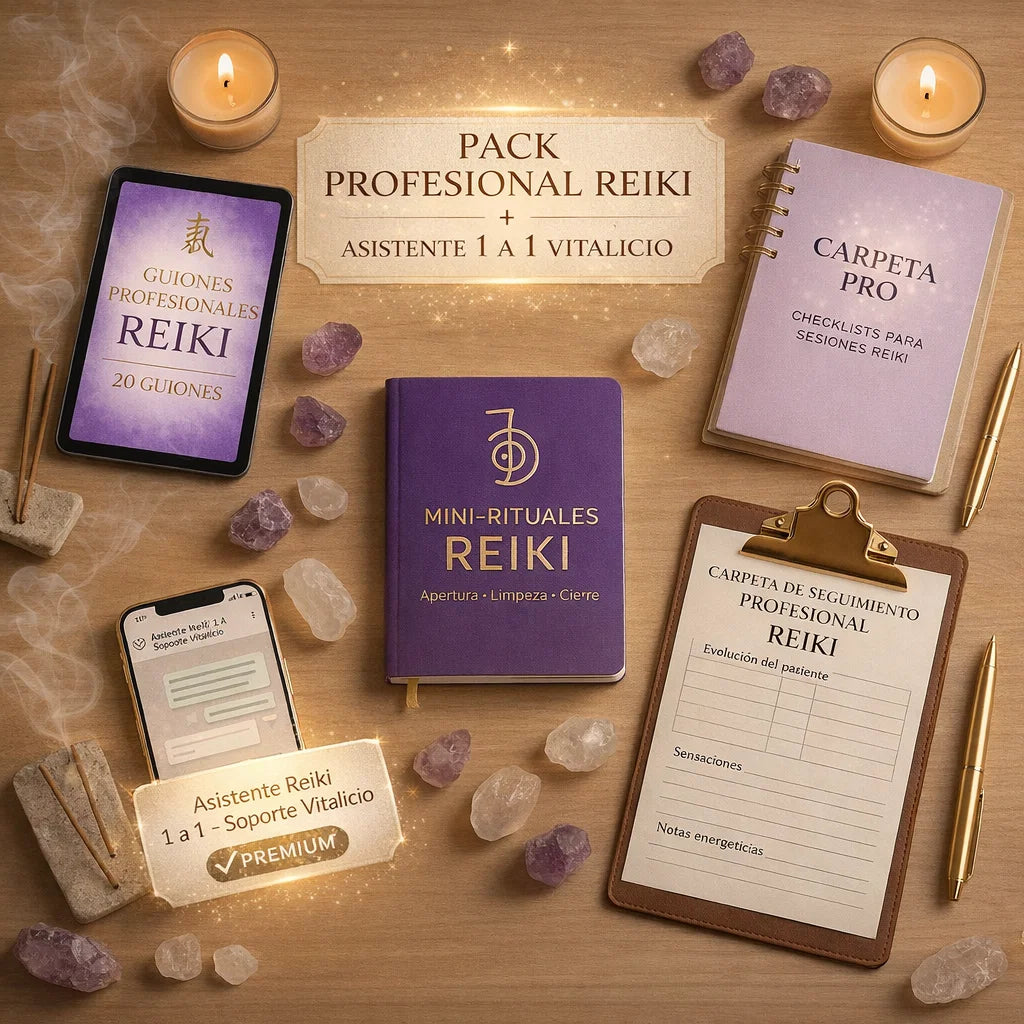 Asistente 1 a 1 Vitalicio + Sistema Profesional Reiki 360°