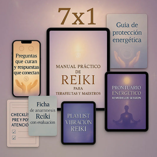☯️Manal Practico de Reiki  + 6 Bonus