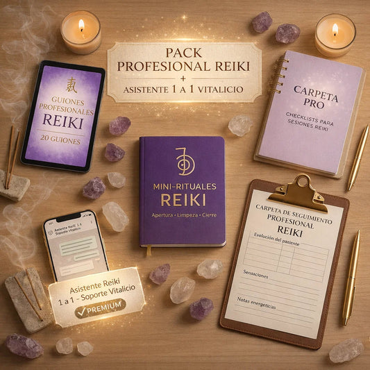 Asistente 1 a 1 Vitalicio +  Sistema Profesional Reiki 360°